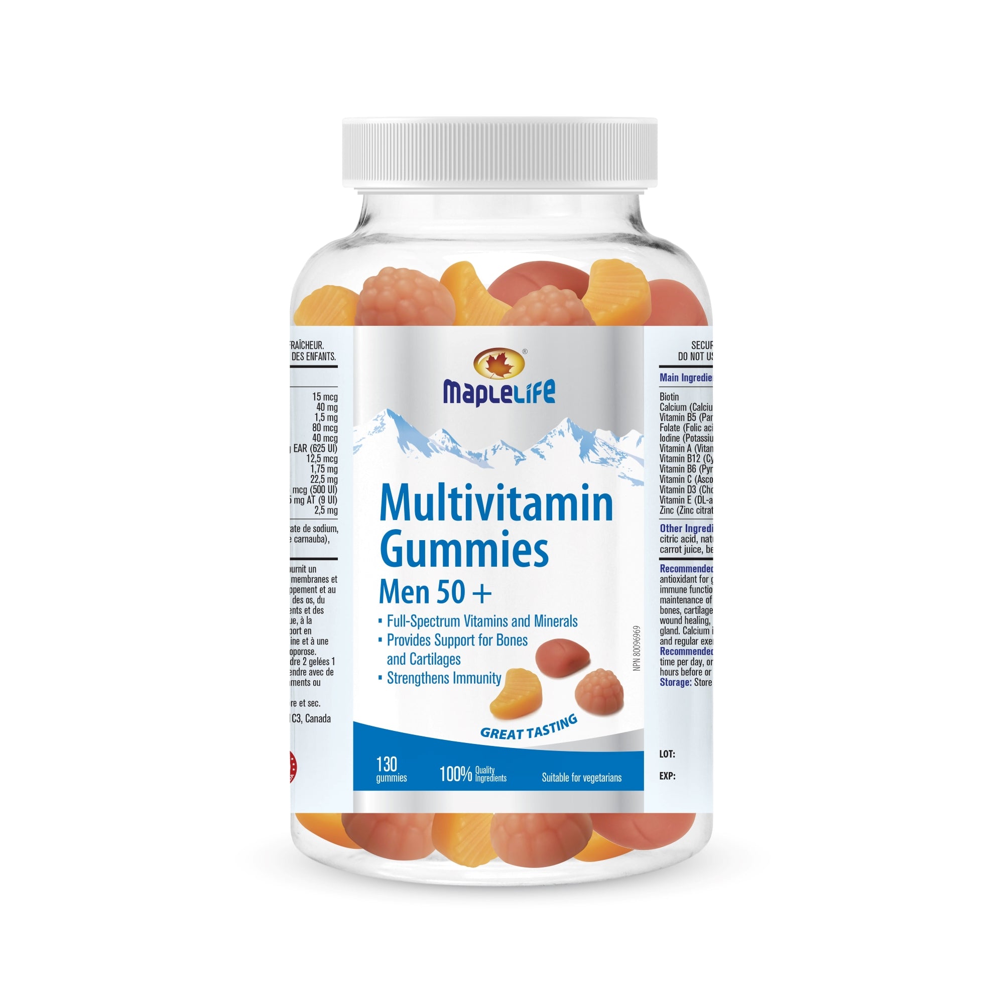 Multivitamin Gummies Men 50+ 130 Gummies