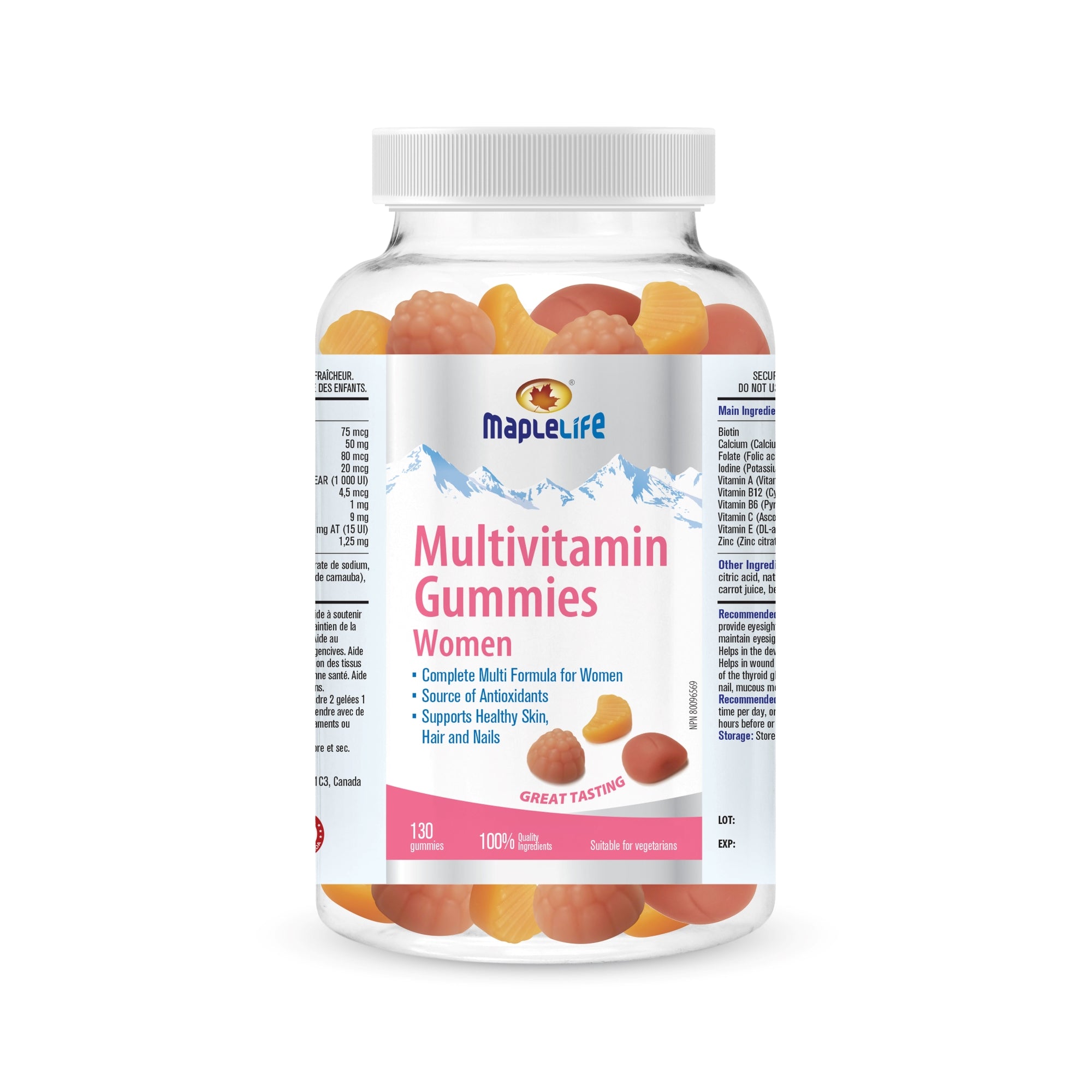 Multivitamin Gummies For Women 130 Gummies