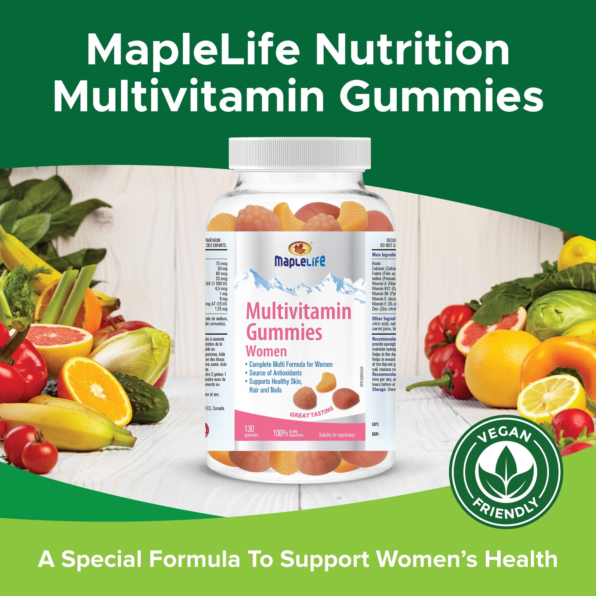 Multivitamin Gummies For Women 130 Gummies