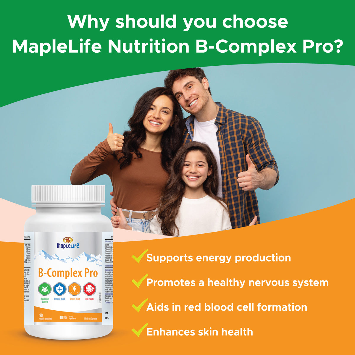 Vitamin B-Complex Pro – MapleLife Nutrition