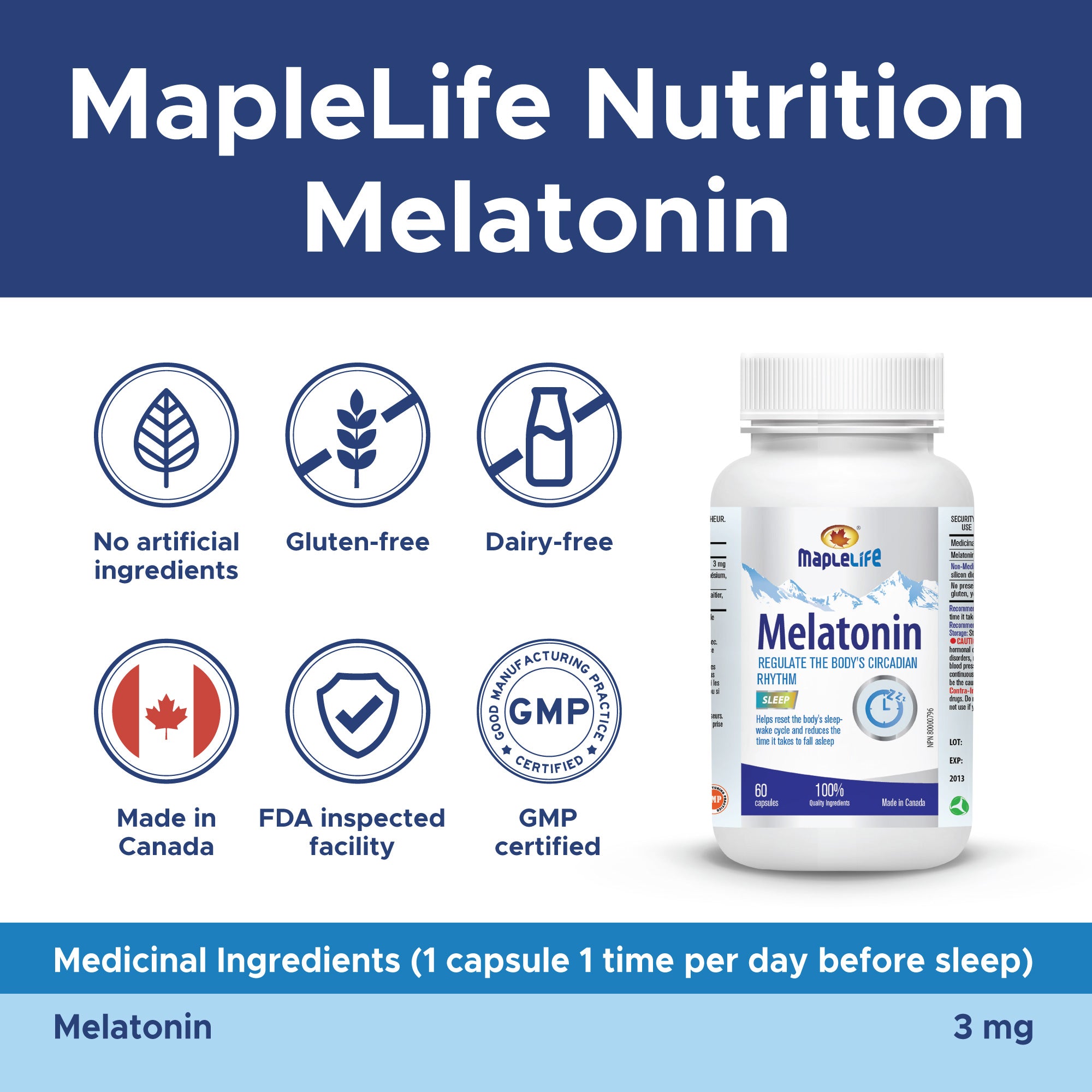 Melatonin 60 Capsules