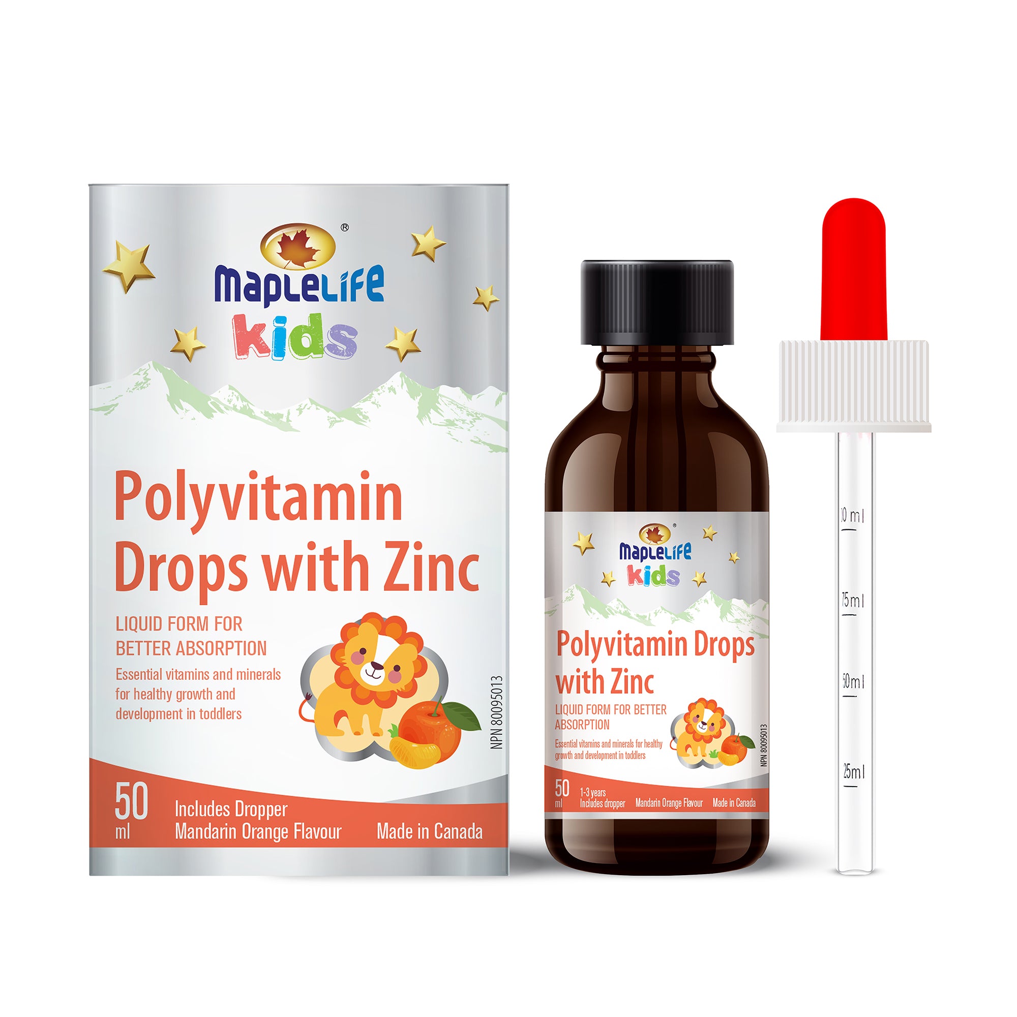 Polyvitamin Drops with Zinc 50ml