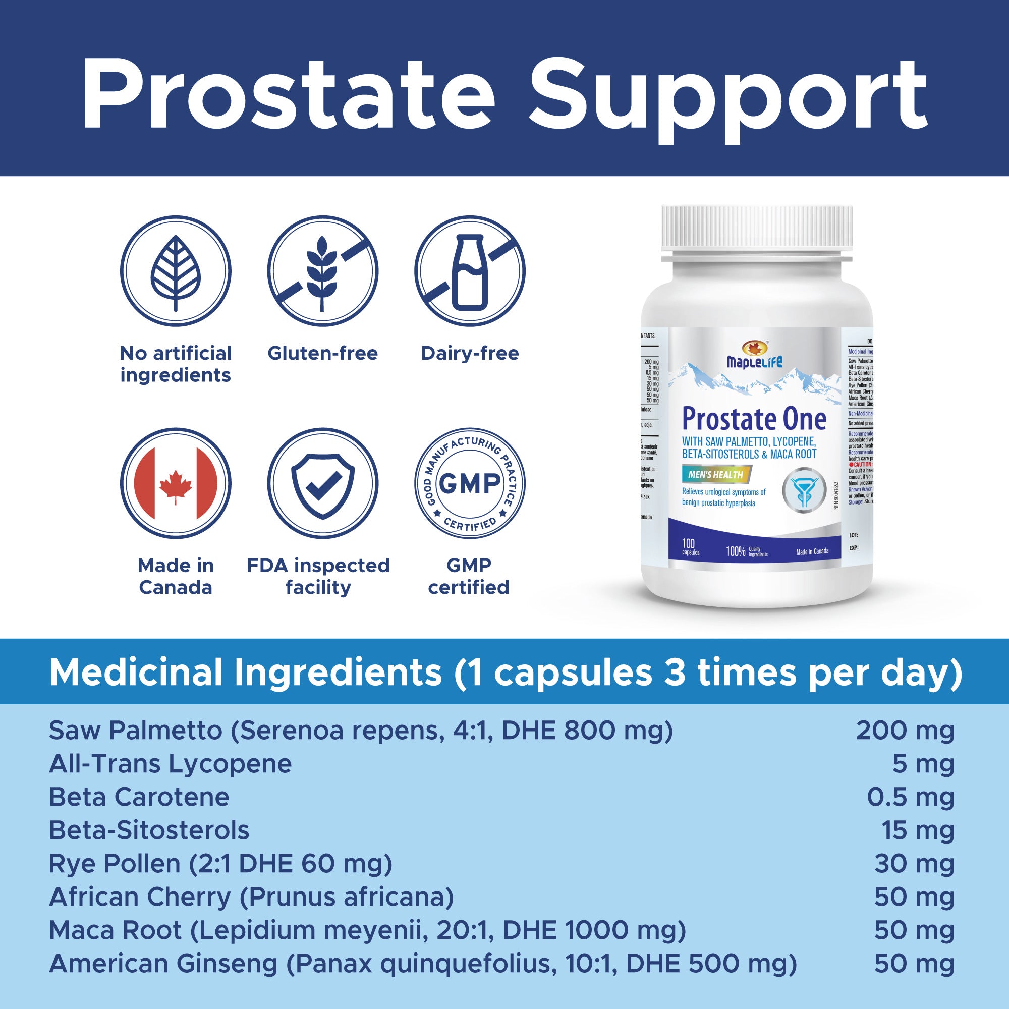 Prostate One 100 Capsules
