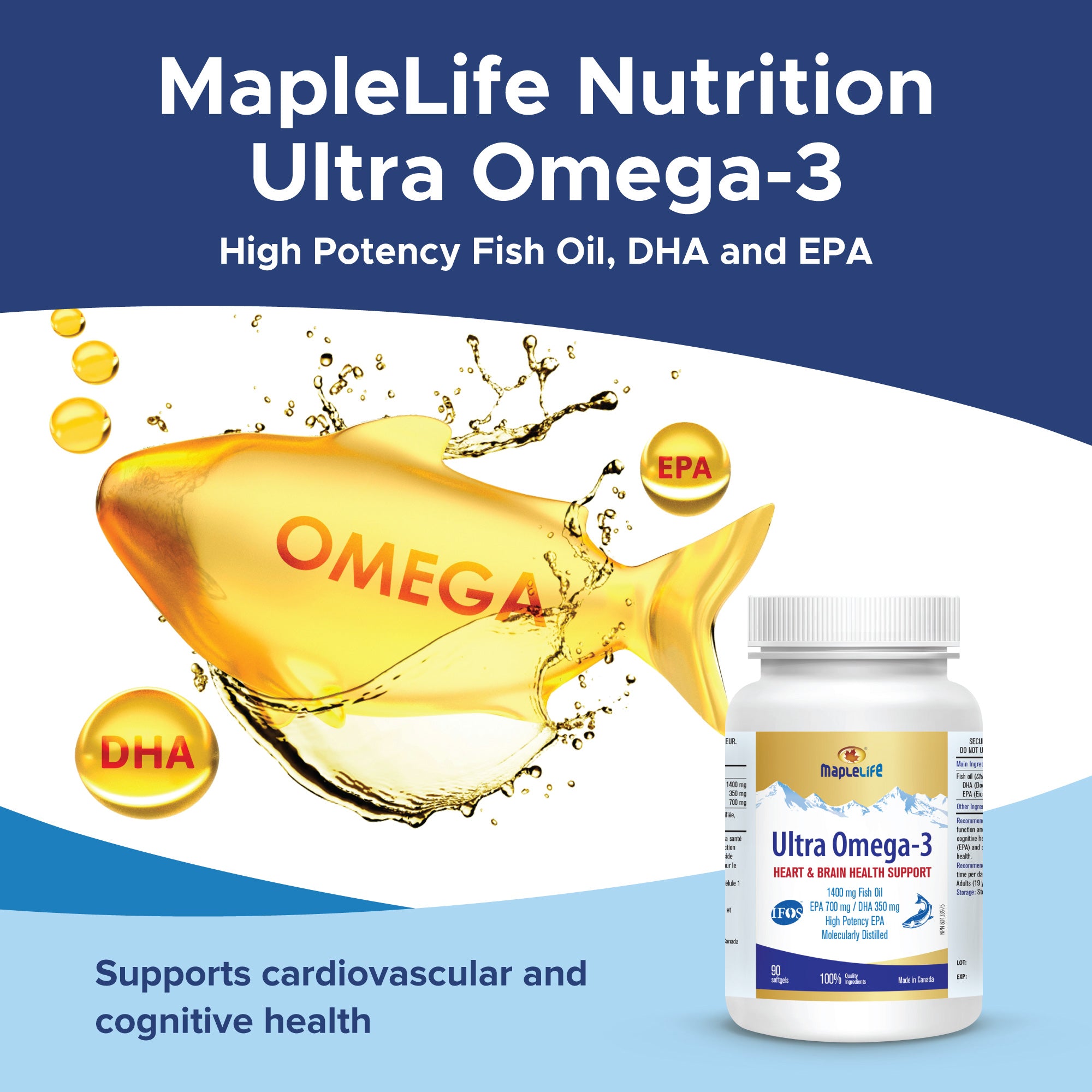 Ultra Omega-3 1400mg 90 Softgels