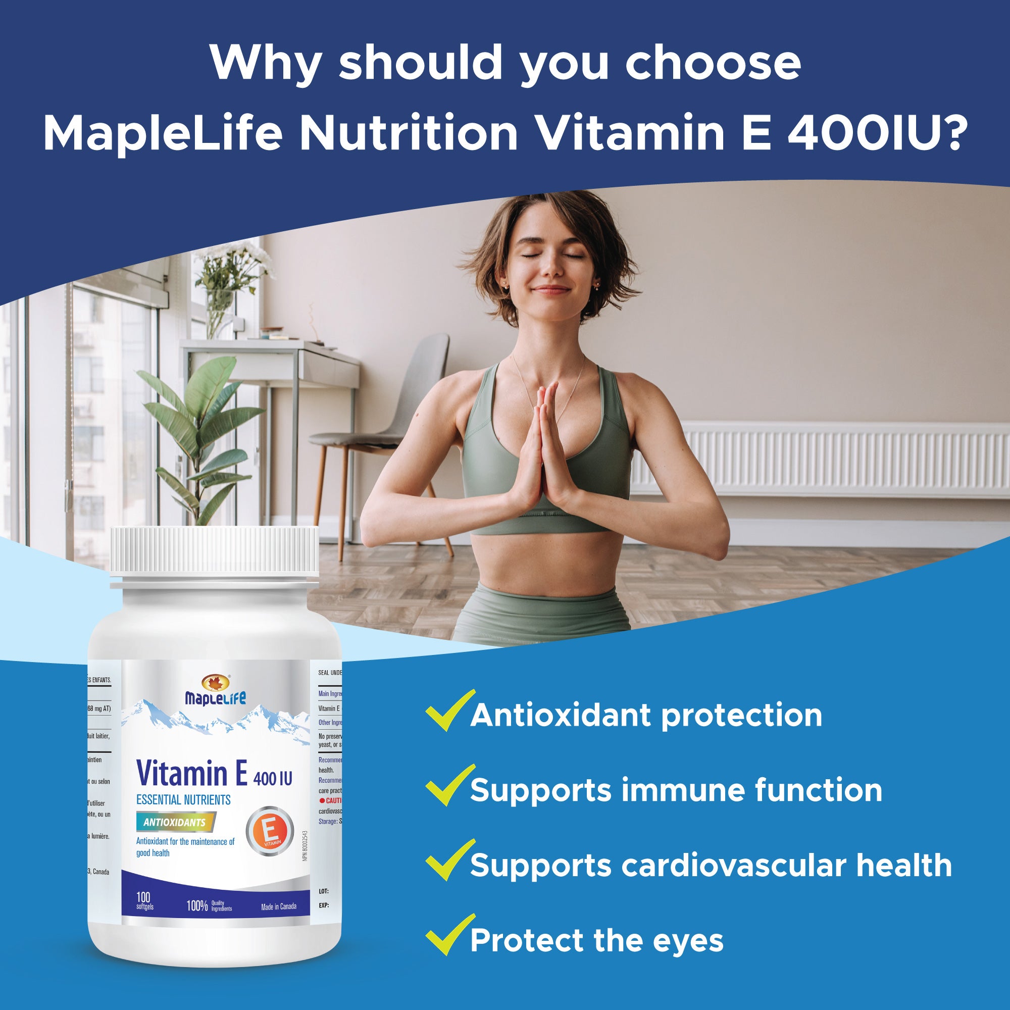 Vitamin E 400IU 100 softgels