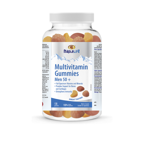 Multivitamin Gummies Men 50+ 130 Gummies